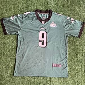 Nike Nick Foles Eagles Super Bowl LII Jersey XL Green